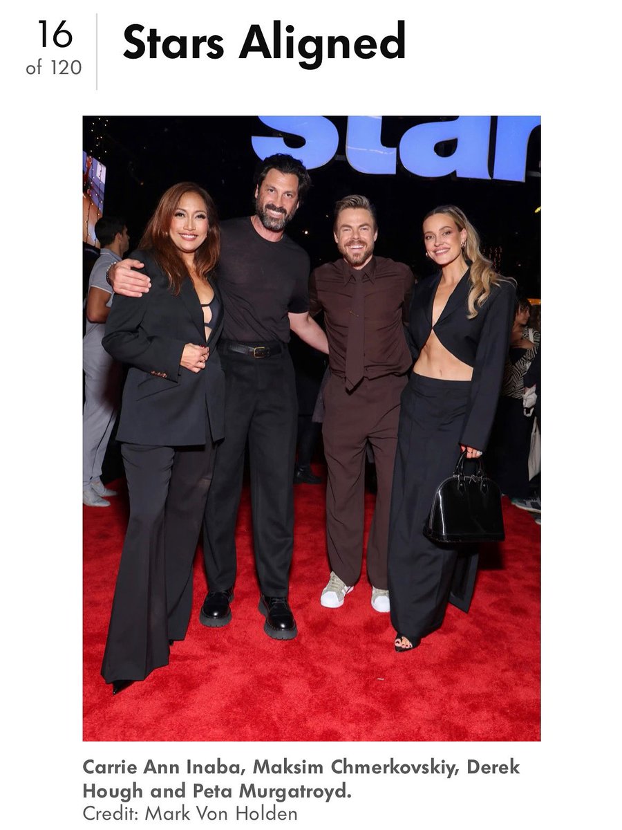 Via <a href="/people/">People</a> Magazine, Dancing with the Stars’ Carrie Ann Inaba, Maksim Chmerkovskiy, Derek Hough and Peta Murgatroyd celebrated the show’s 20th birthday with <a href="/Casamigos/">Casamigos</a> on November 11 in Los Angeles, CA.

📸: Mark Von Holden/ CLL Media for BRANDed Management 

#DWTS