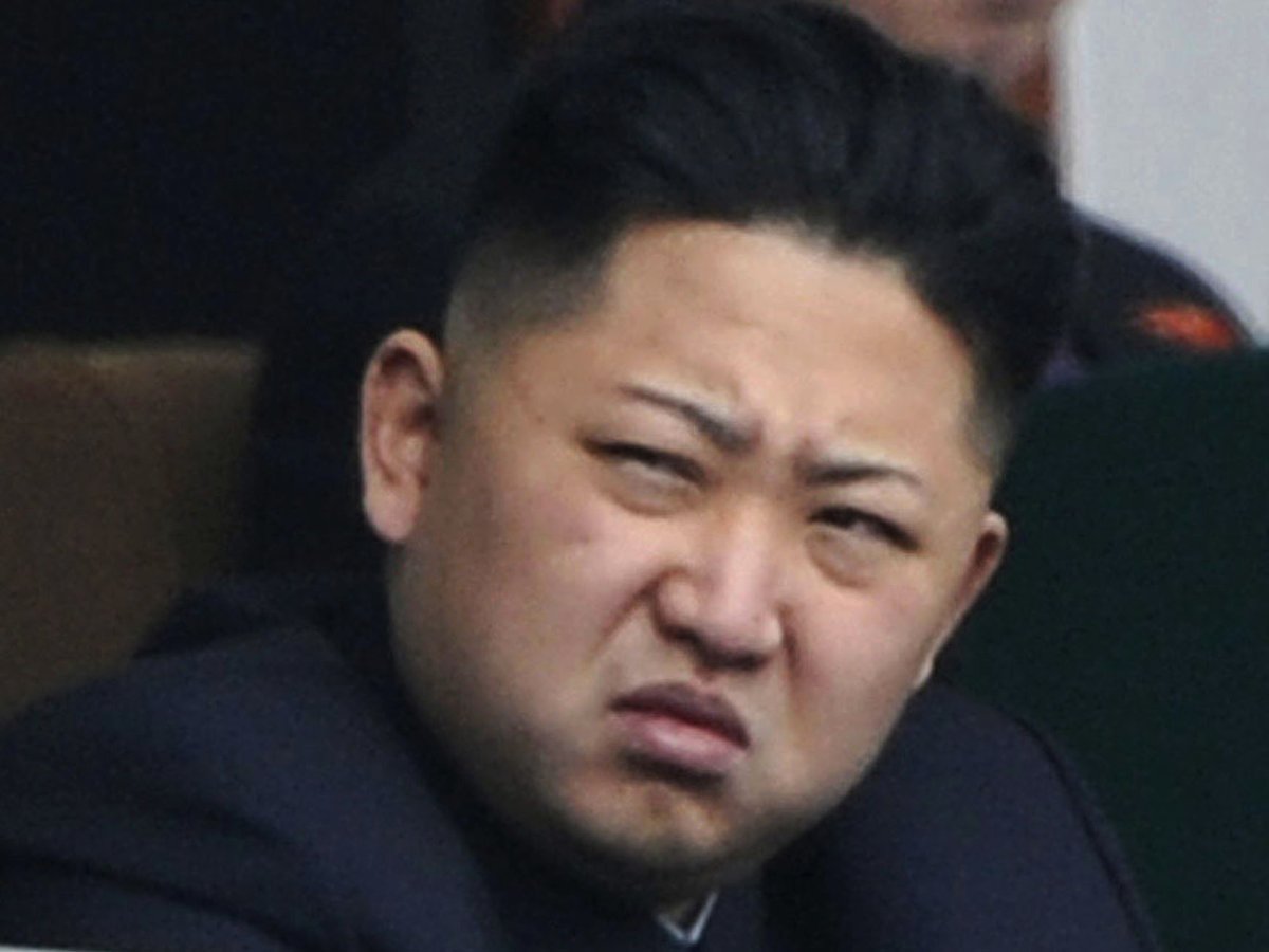 Finding out that he's been relegated to second place in the "World's Worst Kim" competition.