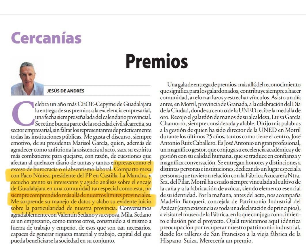 Gracias, Jesús, por tu comentario. Para <a href="/paconunez_/">Paco Núñez</a>  entender la singularidad de nuestra provincia dentro de la comunidad es clave, y así lo expresa con mucha claridad siempre que tiene ocasión.