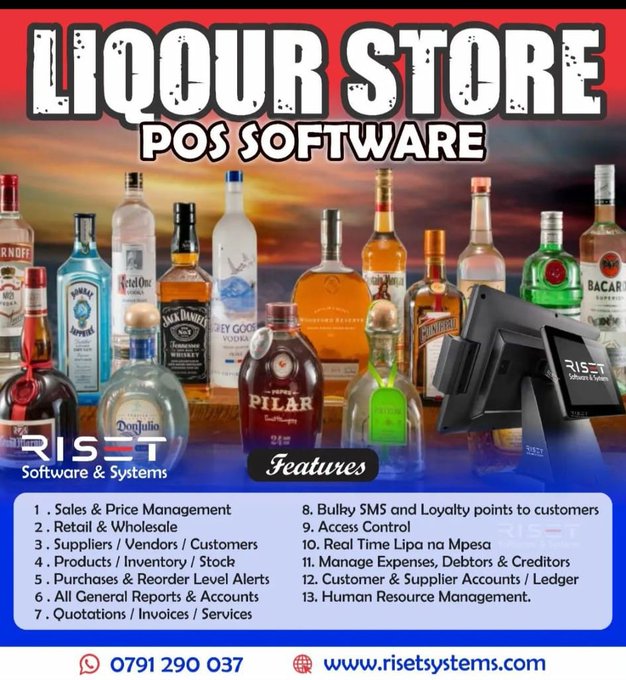 RisetSystems's tweet image. Your liquor store deserves better.
Upgrade to a smart POS system built for liquor shops.
⚡ Fast billing
📦 Stock control
📊 Reports
📱 Lipa na M-Pesa

Try it today 👉 risetsystems.com
#LiquorStore #POSSoftware #RetailPOS  #InventoryManagement  #RetailSolutions
