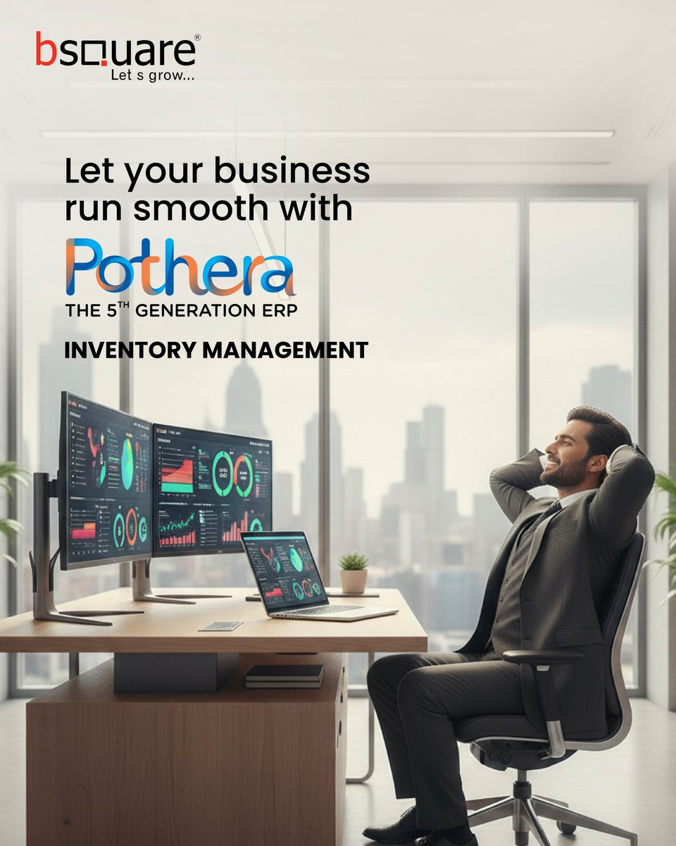 bsquaresolution's tweet image. Tired of managing your business like a chaotic market? 

Stop struggling with inventory headaches - let #PotheraERP make your business run smoothly. 

Focus on growth while we handle the chaos!

#erpsoftwaresolution #erpsoftwaredevelopment #inventorymanagement #StartupIndia