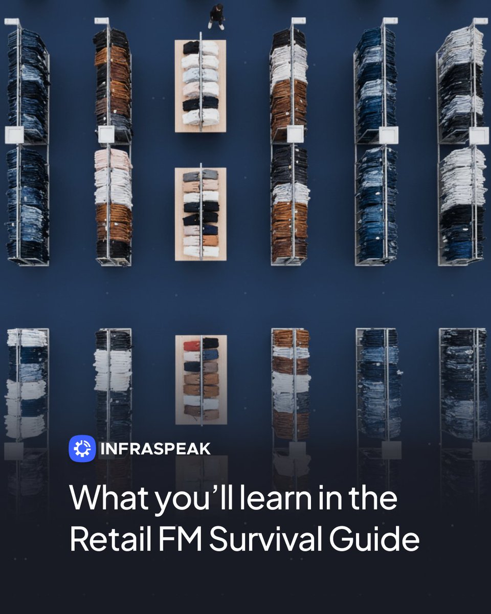 infraspeak's tweet image. 📈 Run retail on facts, not gut feelings.
⚙️ Stop reacting. Start strategising.
Turn your FM flywheel: data → insights → action → results.
🤝 Collaboration that actually delivers.
🧩 Bonus: A 90-day roadmap to fast-track your impact.
Download now ⬇️
info.infraspeak.com/retail-fm-surv…