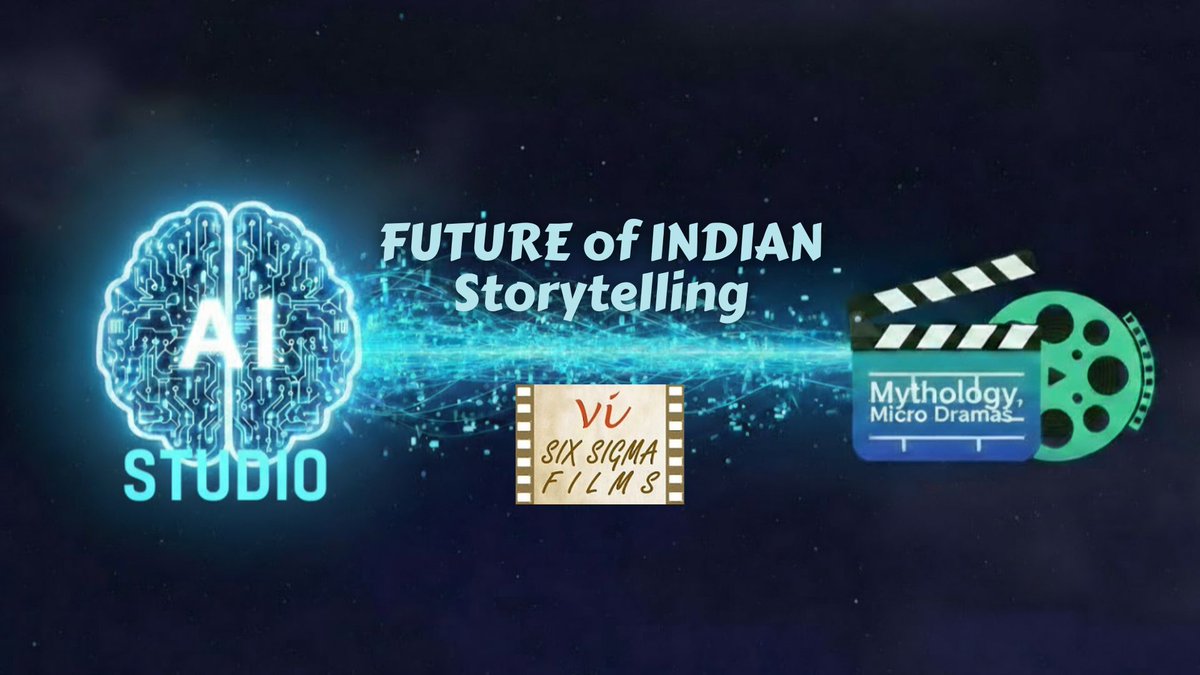 Join  @SixSigmaFilms, India’s leading AI creative studios,  as a strategic partner to reshape the future of Indian #storytelling. Read more linkedin.com/feed/update/ur…  
#AIStudio #sixsigmafilms #AIFilmmaking #Mythology #ContentCreation #investors #Startups #VentureCapital #AI