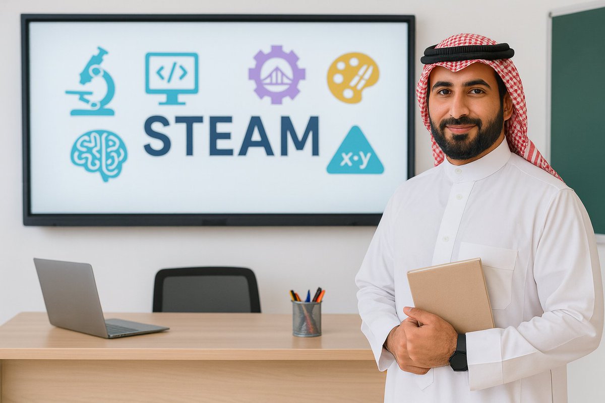 halshareif's tweet image. #STEAM_AI
منصة تعليمية تفاعلية تجمع بين العلوم والتقنية والهندسة والفنون والرياضيات، وتعتمد على أدوات #الذكاء_الاصطناعي في بناء دروس ومشاريع مبتكرة داخل الصف وخارجه.
الموقع يوفر للمعلم والطالب:
💡دليل استخدام #STEAM
💡مشاريع جاهزة
💡أفكار تطبيقية
💡أدوات مدعومة بالذكاء الاصطناعي…