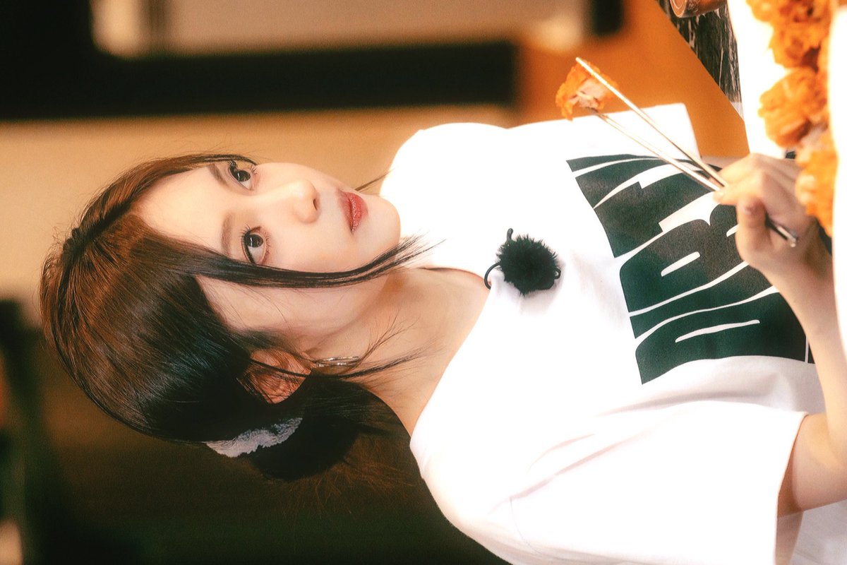 vrora's tweet image. maybe i’m just a little lucky charm in a white tee.