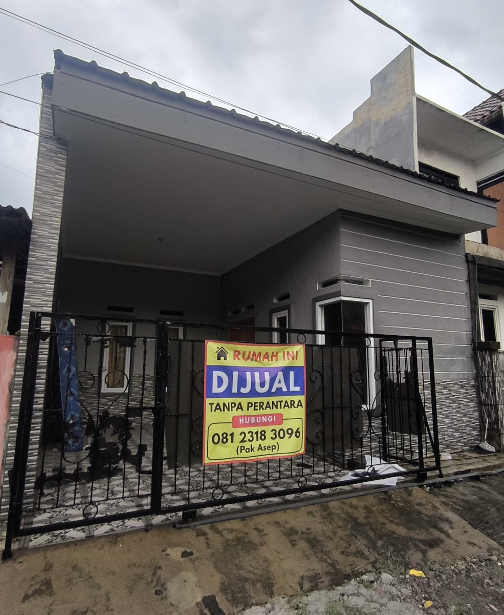 inasfthnh's tweet image. - RUMAH DIJUAL -
(+ FREE KURSI TAMU &amp;amp; KULKAS)
*boleh bantu jual dgn komisi

📑 Surat SHM
🏠 Rumah bangunan 2 lantai :
LT 60 m²
LB 72 m²
3 KT / 1 KM
dapur
garasi

✅️ Lokasi strategis di Ciomas, Bogor (15 menit dari Stasiun Bogor, 20 menit dari tol Jagorawi)

Harga 390jt (nego)