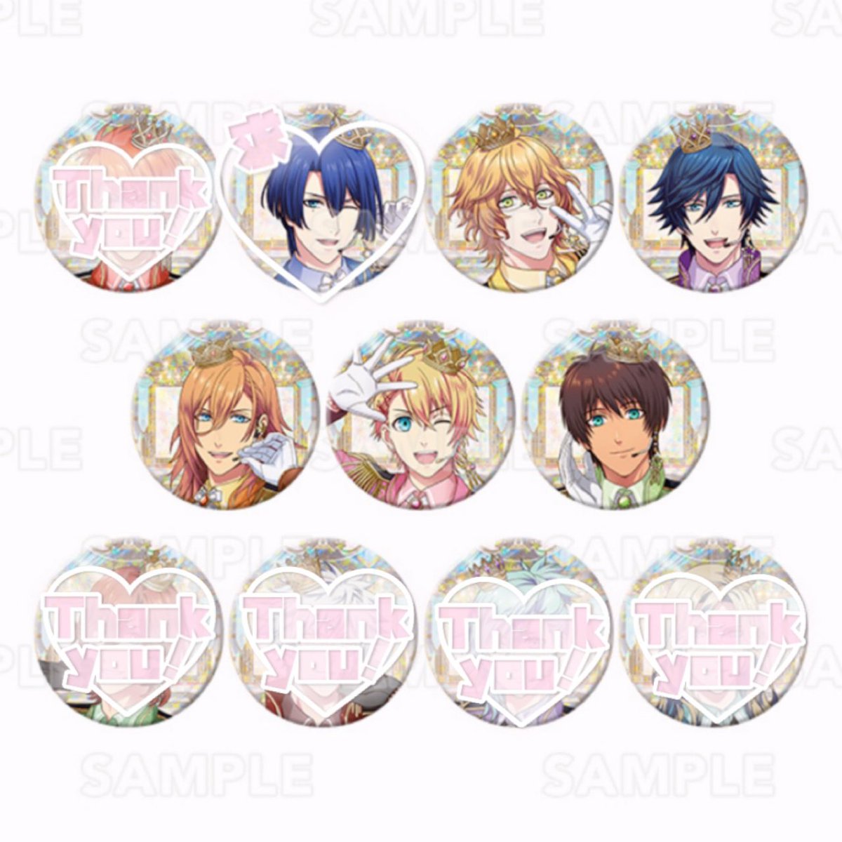 うたプリ 音也 ブロメイト 缶バッジ 交換/譲渡】うたプリ ブロメイト My Oath in Song 缶バッジ 譲♡那月(2