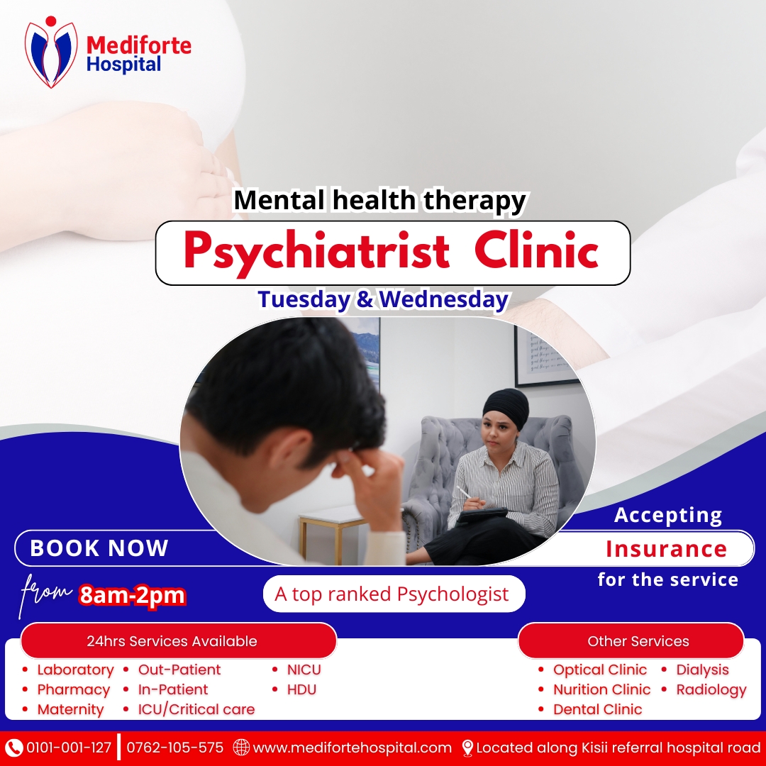 MediforteHo's tweet photo. We can listen to you🩺🩺🩺
You can now book with your insurance for the service at our facility.
#psychiatrist #PsychiatricNursing #psychic #mentalhealth #MentalHealthAwareness #MentalWellness https://t.co/6UDVUfRddN