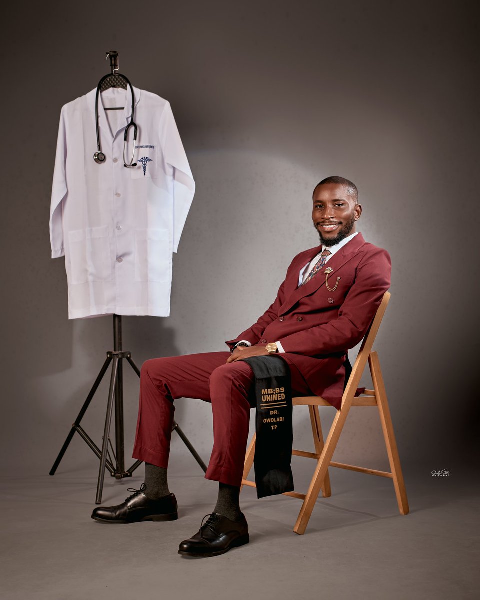 From sleepless nights to a brand new dawn, Doctor Owolabi Tobi finally.✨
