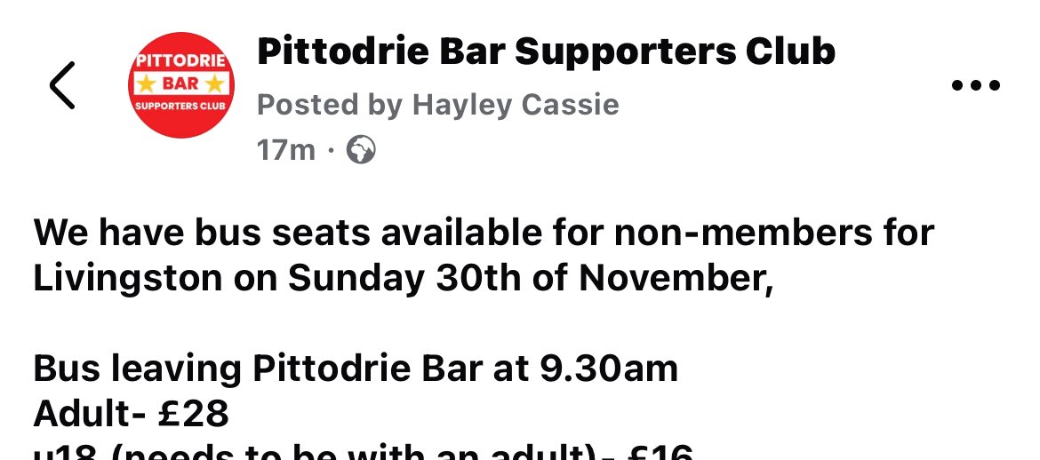 Pittodrie Bar SC tweet media