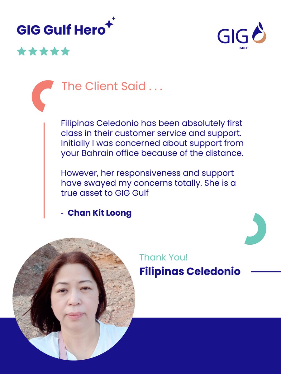 giggulf's tweet image. Our heroes for this month are Monique, Filipinas, and Abul Majeed! Thank you for your dedication, outstanding customer service, and the expertise you bring to GIG Gulf. We appreciate your hard work and commitment!
#GIGGULF #EmployeeRecognition #TeamExcellence #EmployeeOfTheMonth