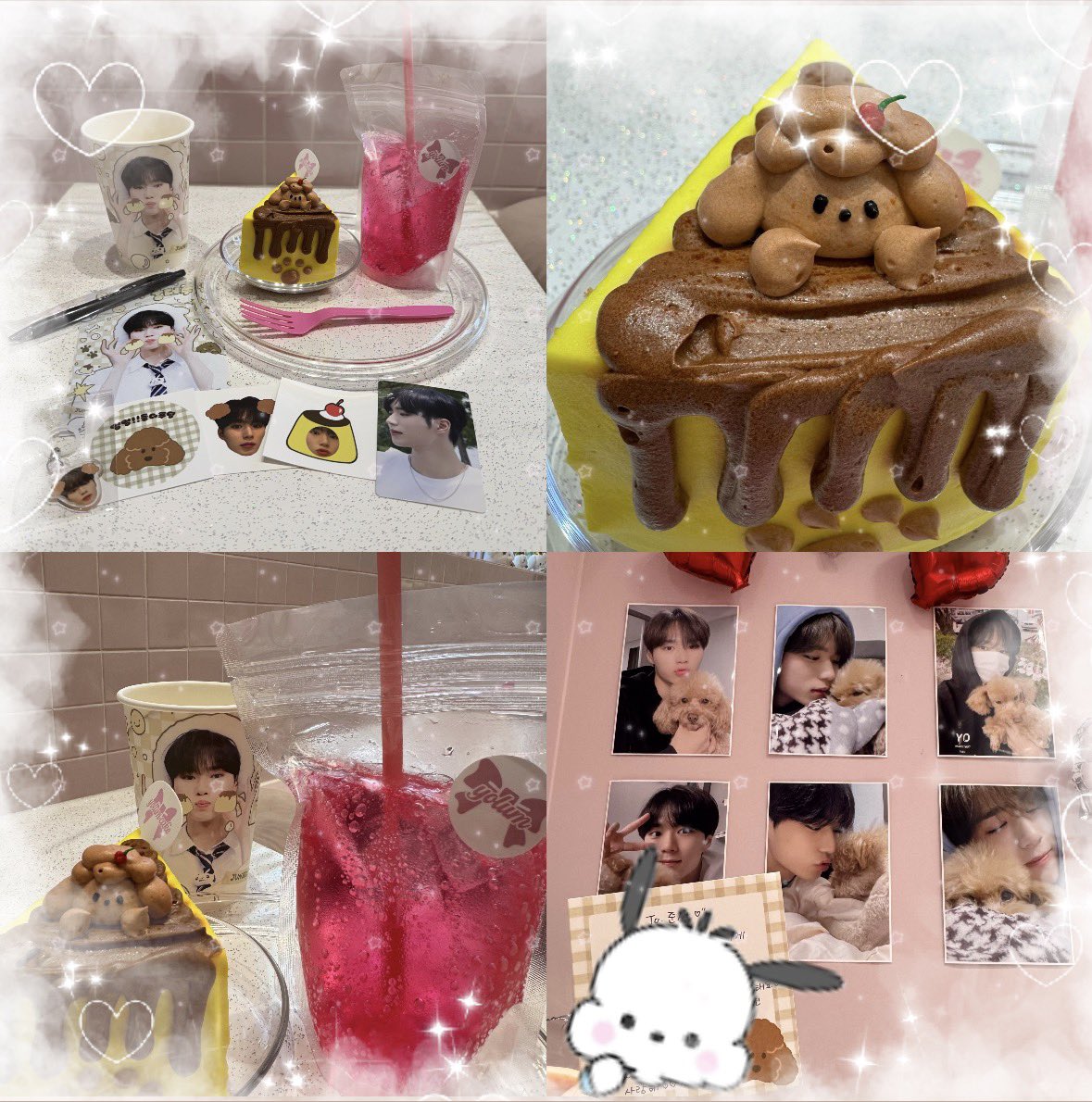 一足先に🎂💕︎︎お邪魔してきた🤭
素敵な空間だった(ᐢ⸝⸝>̶̥̥̥᷄ ·̫ <̶̥̥̥᷅⸝⸝ᐢ)꜆꜄🍮🐾
あちゃ<a href="/k1120Js/">୨୧</a> もせりちゃん<a href="/_j20s2r/">☽</a> もほんとにほんとにお疲れさま🥺♡
韓国でも頑張ってねദ്ദി˶ｰ̀֊ｰ́ )

#멍멍_둥더_푸딩