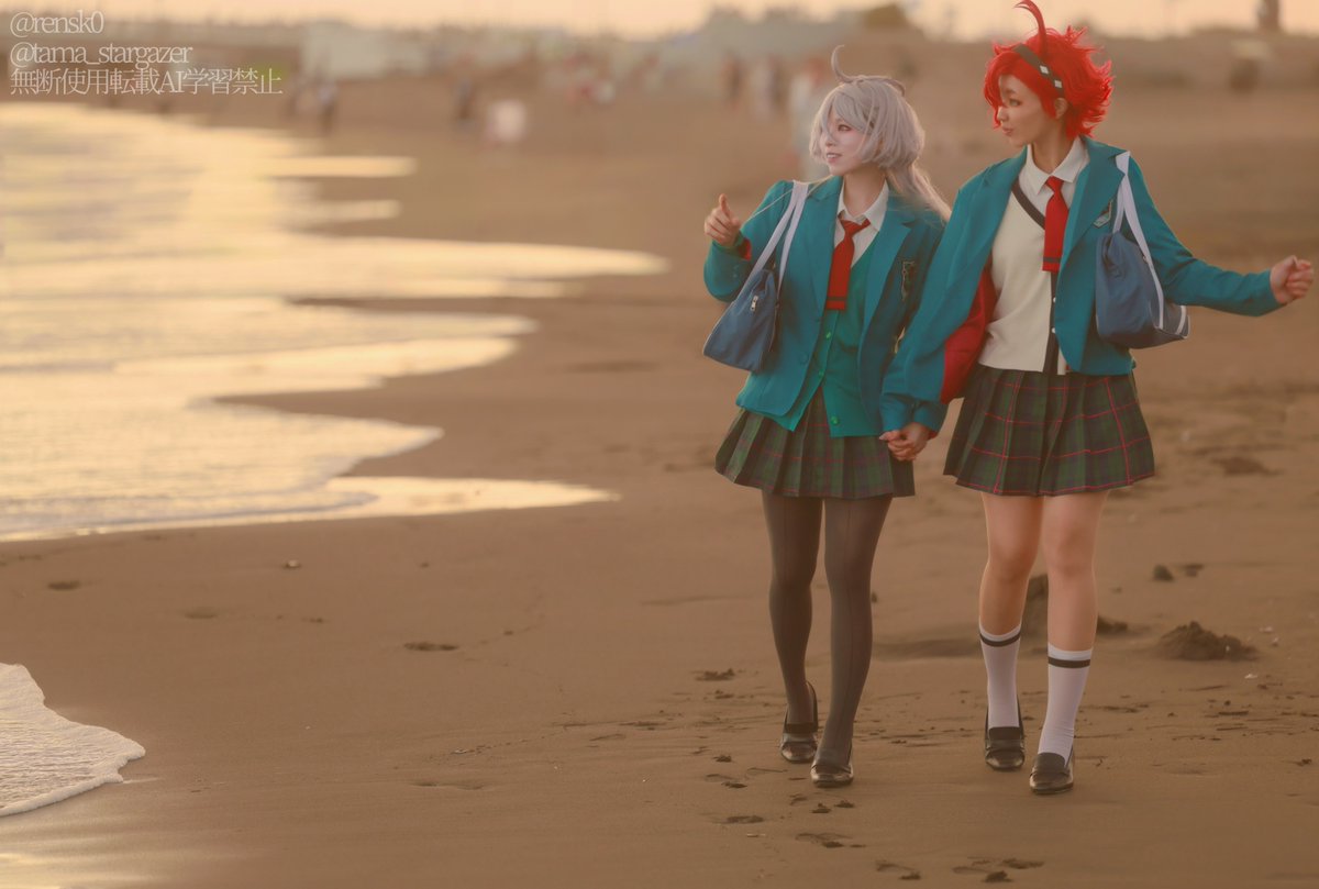 tama_stargazer's tweet image. #青春フロンティア 

あなたの隣は　景色がやさしく見える気がする
“By your side, even the light seems a little softer.”

スレッタ：@rensk0
ミオリネ：珠
Photo：@ash_camera
Event：@cosblues

#スレミオ #水星の魔女 #SuleMio
 #Cosplay