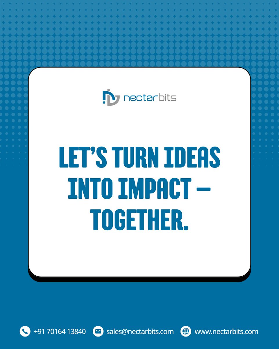 nectarbits's tweet image. Your success deserves a team that codes, cares, and collaborates. That’s what our developers do best. 🤝💻
#DedicatedTeam #HireTechTalent #SoftwareExperts #RemoteWork #Nectarbits