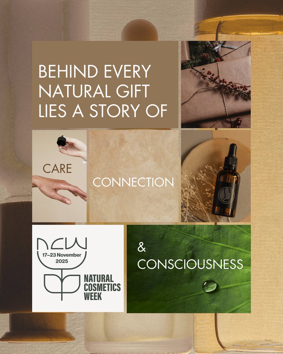 NATRUE's tweet image. 🎄 Want to gift #naturalbeauty with purpose this #Christmas? 

As part of #NaturalCosmeticsWeek 2025, we’re excited to share our new guide: Beauty With Purpose: How to Gift Naturally and Meaningfully This #Christmas.

👉 natrue.org/natural-christ… 

#ChooseTrueBeauty #NCW25