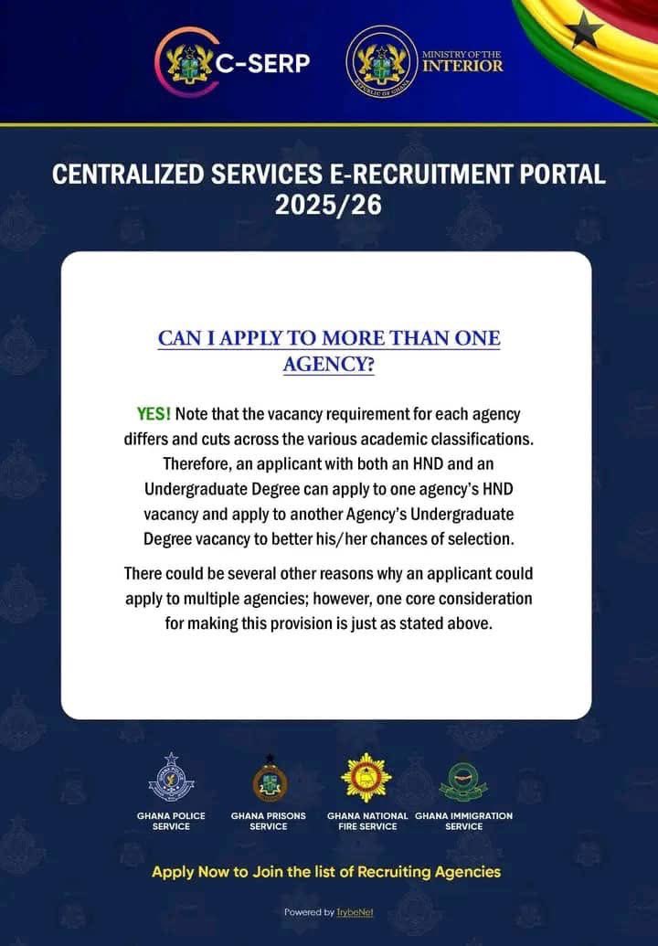 eoterlabi's tweet image. The recruitment portal opens!

Go through thoroughly and apply wisely. 
All the best to all prospective applicants in your quest to serve Mother Ghana.

#Beware of scammers