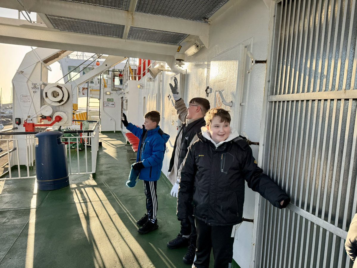 We’re off! Look out <a href="/ArranOutdoor/">Arran Outdoor Education Centre</a>! 👋🏻