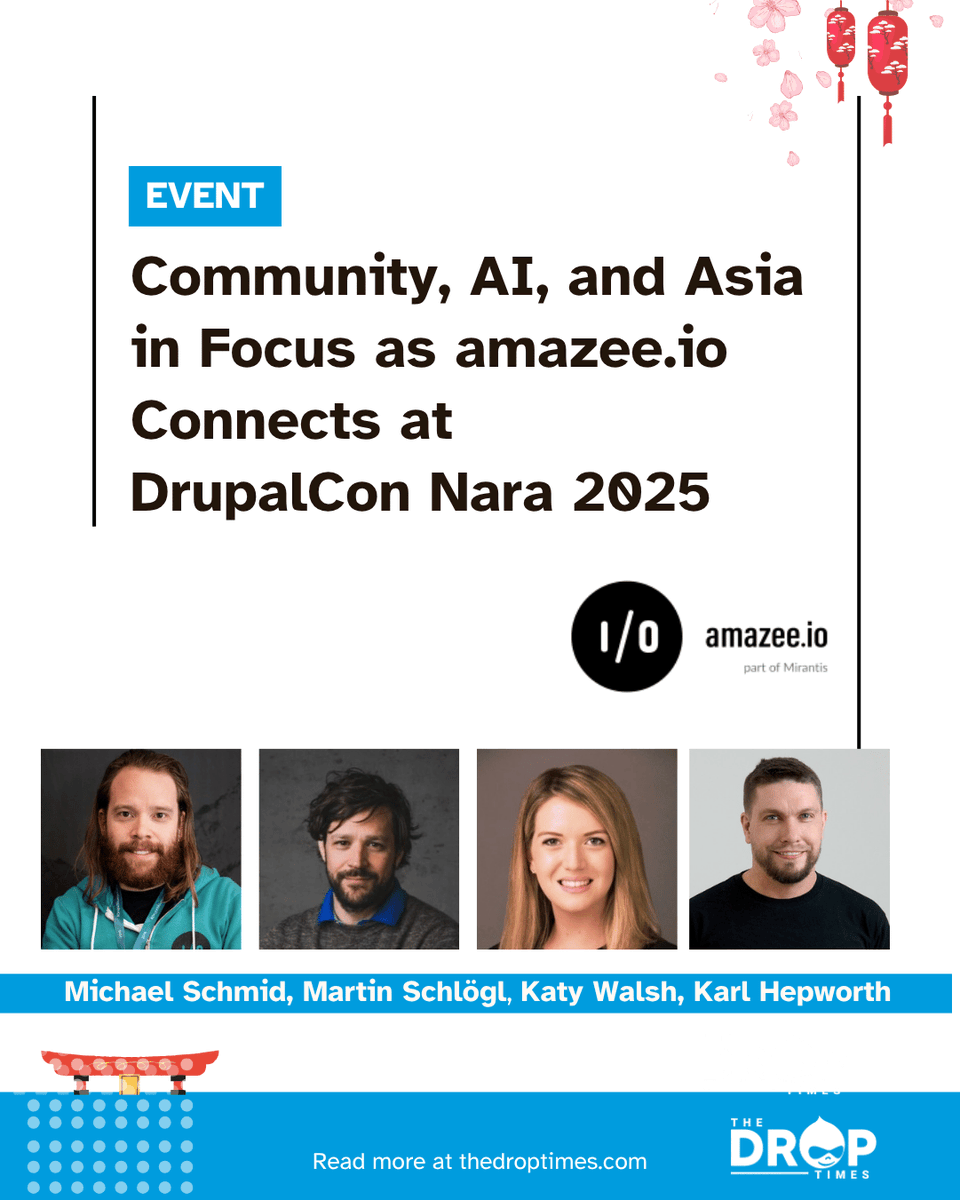 thedroptimes's tweet image. Real AI work, not buzzwords.

Michael Schmid shares DrupalAI case studies at @DrupalAsia  #DrupalConNara via amazee.io’s packed session.

🔗 bit.ly/48geOUu 

#Drupal #DrupalAI #OpenSource #DrupalCon
