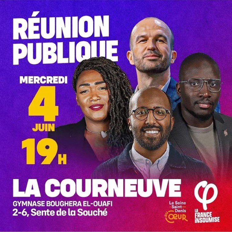 C'est ballot de taper sur le Front Populaire 2027 avec des faux procès. Dans toutes les orgas, les figures connues sont mises en haut sur les affiches. Que ces figures soient le plus souvent des hommes blancs, est un sujet, mais ça concerne toutes les orgas, y compris LFI.