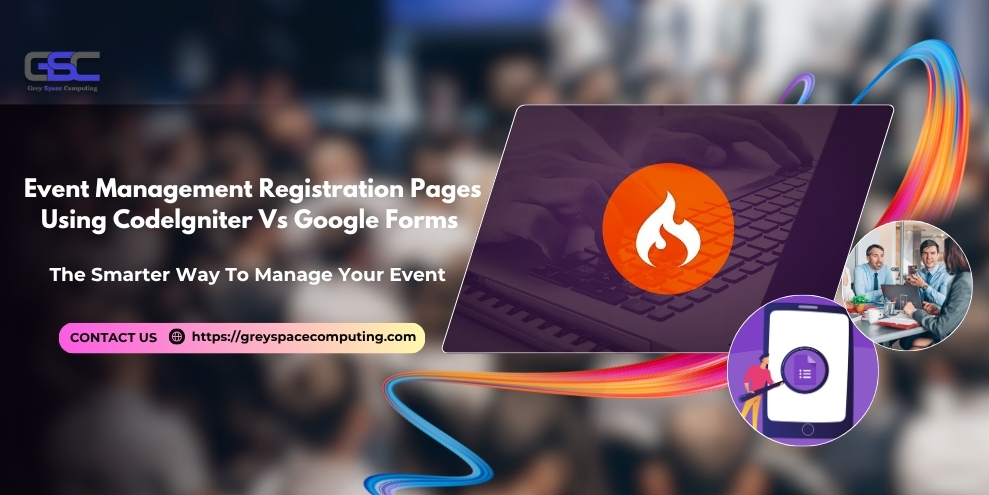 SEO_Expert_Andy's tweet image. Event Management Registration Pages Using CodeIgniter vs Google Forms — The Smarter Way to Manage Your Events - greyspacecomputing.com/event-manageme…

#ecommerecedevelopment #CodeIgniterDevelopers #EventManagementRegistration #GoogleForms #codeigniterdevelopment
