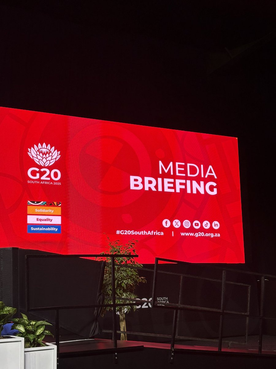 #G20 state of readiness media briefing. #Southafrica