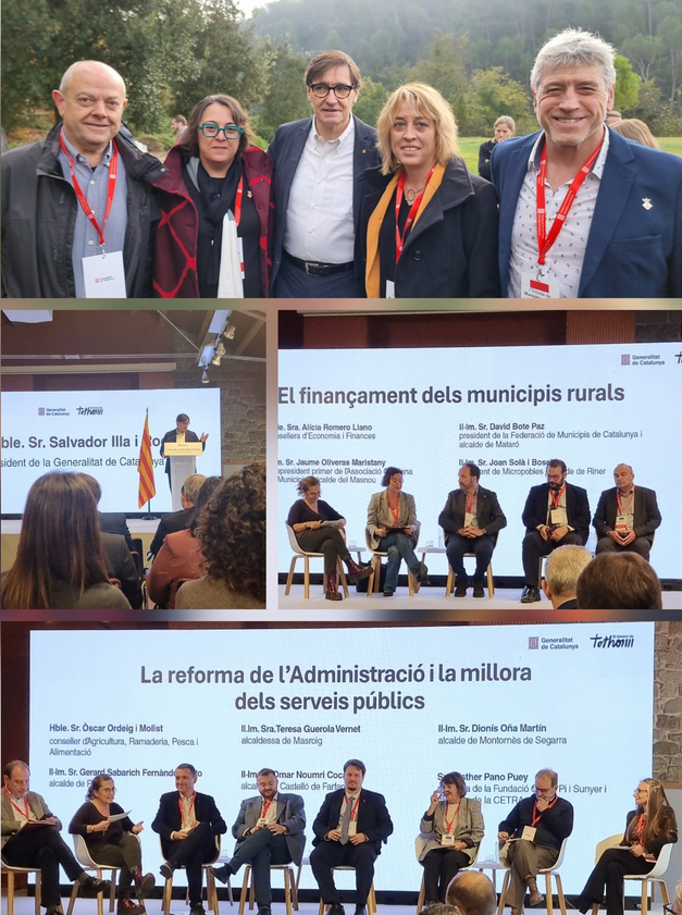 El Govern de la Generalitat situa els pobles rurals catalans al centre de l’agenda a la primera Trobada de Municipis Rurals. Aquest cap de setmana, autoritats del govern i de municipis d’arreu del país, entre els quals diversos alcaldes del #Solsonès, hi han participat