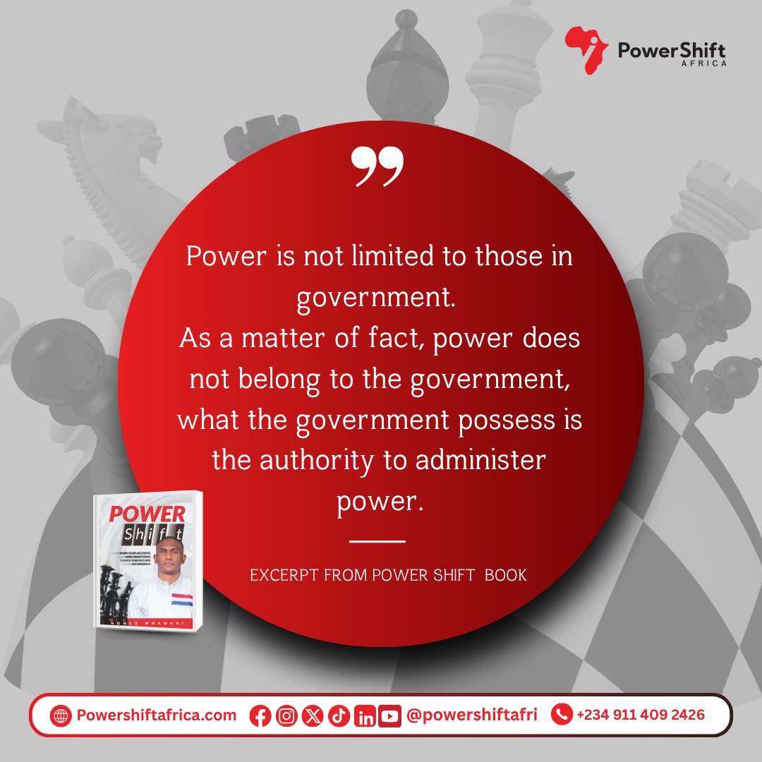 powershiftafri's tweet image. Power doesn’t belong to the government it belongs to the people.
You hold more power than you think.
Step boldly this week.

#MotivationalMonday #PowerShiftAfrica #YouthPower