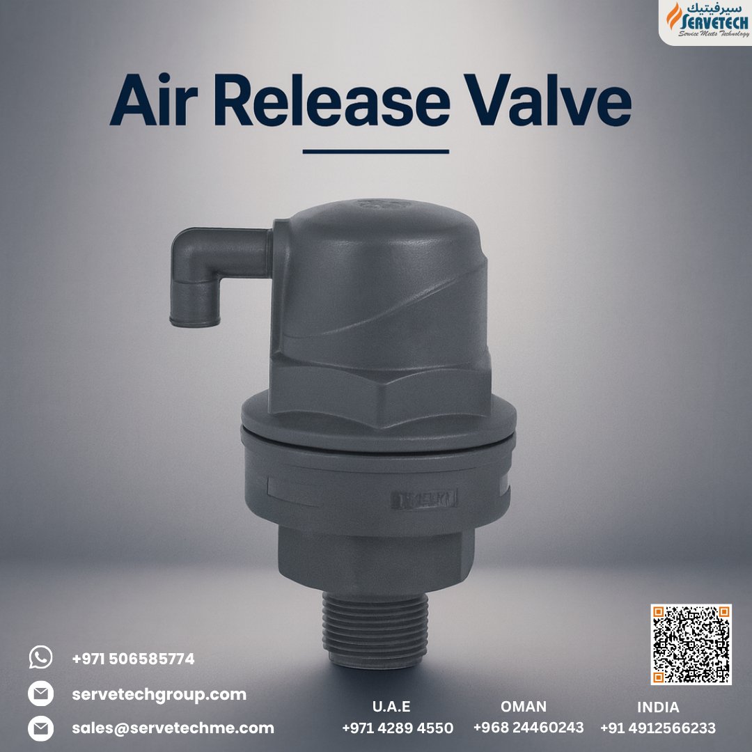 Servetech_'s tweet image. 🌬️ AV-P-A Air Release Valve — Fast Air Relief, Smooth Flow
Large-orifice automatic valve vents trapped air under working pressure, clears air on filling and admits air on drain to prevent vacuum or pipe collapse — ideal for small-diameter lines.

#AirReleaseValve #Servetech