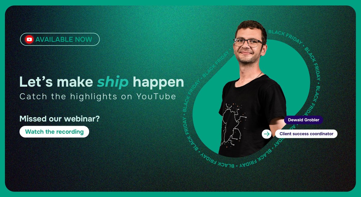 🎥Missed the webinar? Watch the replay on YouTube and get ready for Black Friday. Everything you need to shopaygo is here: youtu.be/K9miM_cYMcU/?u….