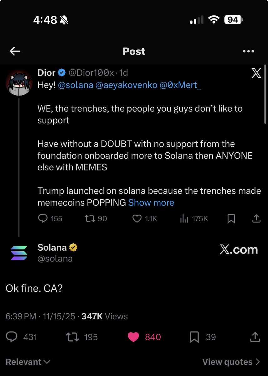 Dior100x's tweet image. This happened by the way

never before 

It’s sitting under 2m