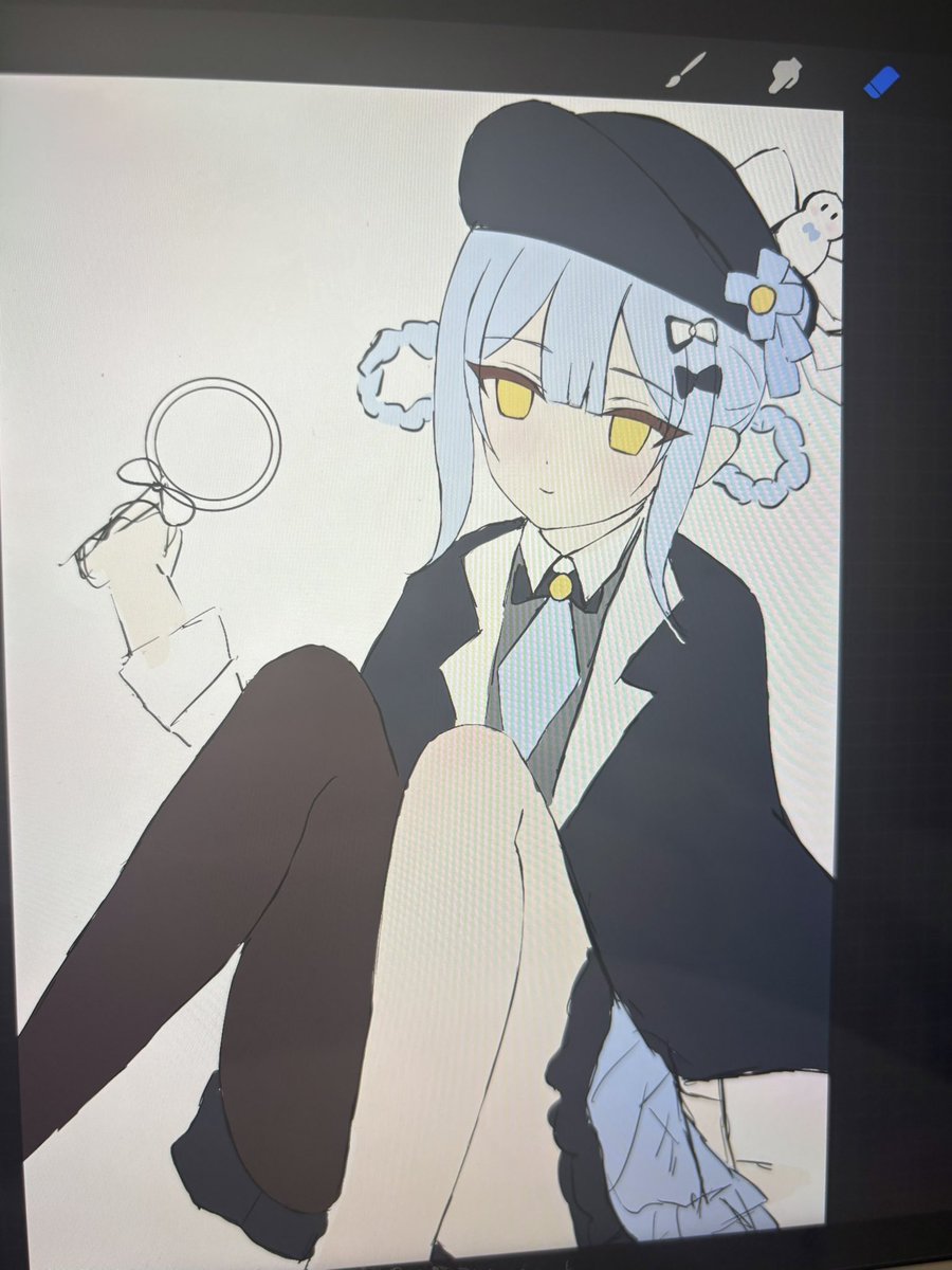 ErroR_eroi's tweet image. 摸了个橘雪莉，感觉很像自己拍的这张