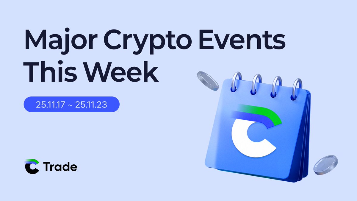 CoinNess_'s tweet photo. 📅 What’s Driving Crypto This Week?

🔓 Token Unlocks
• $ZRO – 7.29% unlock ($36.76M) on Dec 20
• $KAITO – 2.97% unlock ($6.16M) on Dec 20
• $MBG – 9.20% unlock ($7.23M) on Dec 22
• $SOON – 4.33% unlock ($29.66M) on Dec 23

🌐 Macro Events
• 🇺🇸 Fed Governor Christopher Waller #Speech – Dec 18
• 🇺🇸 #Fed Vice Chair Michael Barr Speech – Dec 19
• 🇺🇸 #FOMC Minutes Release – Dec 20
• 🇺🇸 Fed Governor Lisa Cook Speech – Dec 21
• 🇺🇸 Dallas Fed President Rory Logan #Speech – Dec 21
• 🇺🇸 U.S. Manufacturing #PMI – Dec 21
• 🇺🇸 Services PMI – Dec 21

#Web3 #Crypto #Bitcoin #Ethereum #Altcoins