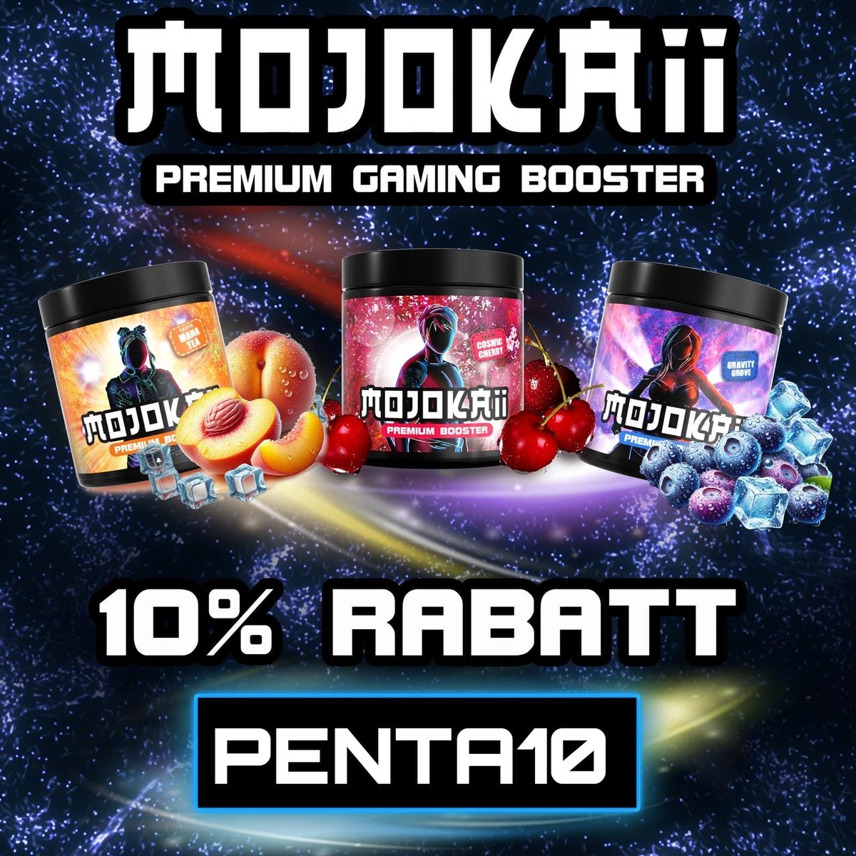 PENTA_CLUB's tweet image. MojoKaii Premium Booster jetzt mit 10% Rabatt! 🤍
Viele Sorten, komplett zuckerfrei und perfekt für jede Gaming-Session. ⚡🎮
➡️ Code: PENTA10
#MojoKaii #PENTA #EnergyBooster #Gaming