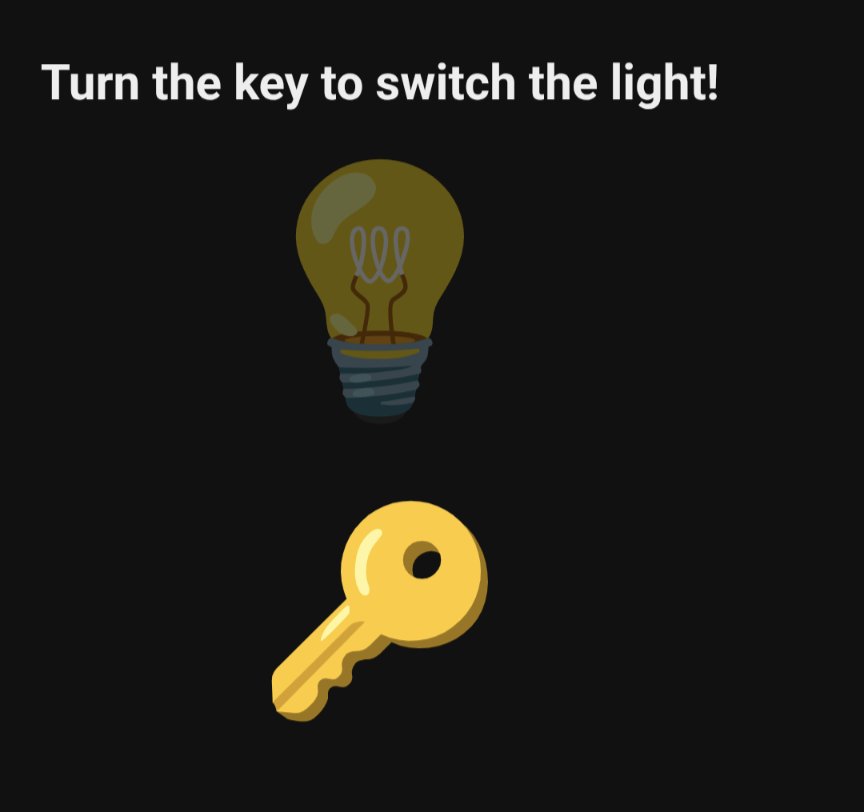 Toddler asked how this works, so we asked our AI friend. It made this little key-and-light game for us in a minute. He loved turning it on and off!