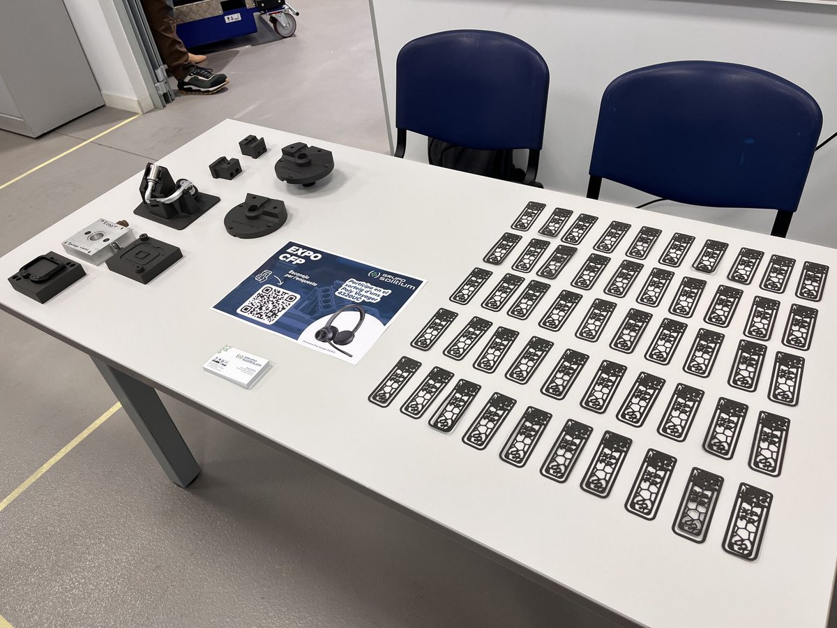 Control_Group_'s tweet image. 👍 Estuvimos en EXPO CFP (Manresa) mostrando el potencial de la #impresión3D con la Fuse 1+ de Formlabs.

¡Gracias por acompañarnos! 👋

#ExpoCFP #centreformaciopracticaManresa #impresion3D #GrupoSolitium