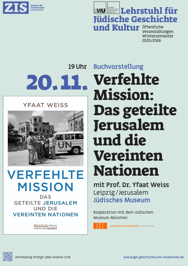 PhilippLenhard's tweet photo. Ich freue mich sehr, am Donnerstag mit Prof. Yfaat Weiss @DubnowInstitut @HebrewU über ihr neues Buch "Verfehlte Mission" @suhrkamp im Jüdischen Museum München zu sprechen: https://t.co/z5Z4dYdnPg https://t.co/38GSv0QaUK