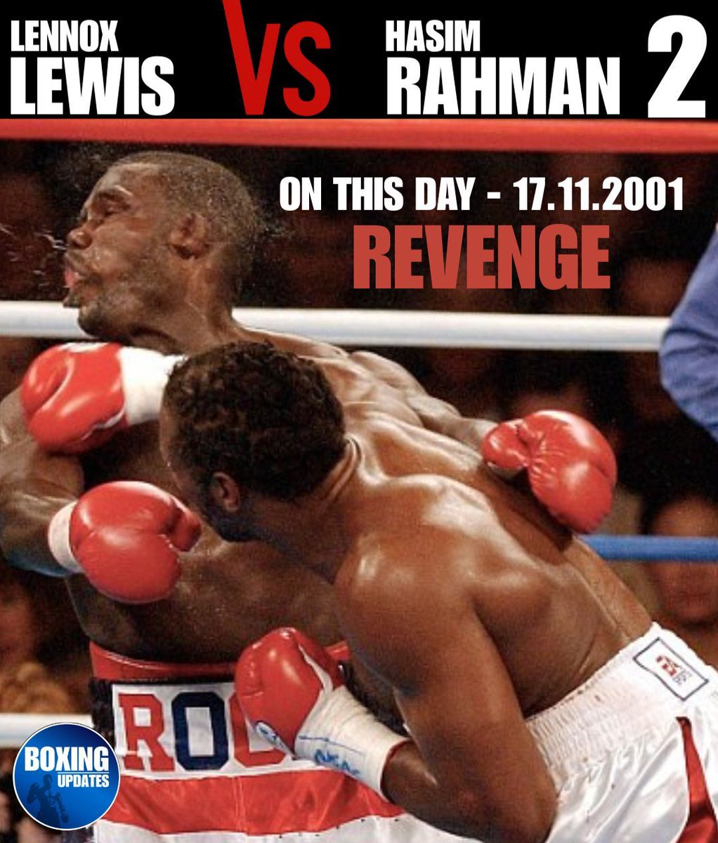 Boxing_Updates1's tweet image. On this day in 2001, Lennox Lewis gained revenge over Hasim Rahman with a devestating 4th round KO 🥊

Lennox Lewis, one of the greatest heavyweight champions of all time and the best of his era 🙌

#Lennoxlewis #Rahmanlewis2 #Lewisrahman #Boxingupdates #Onthisday