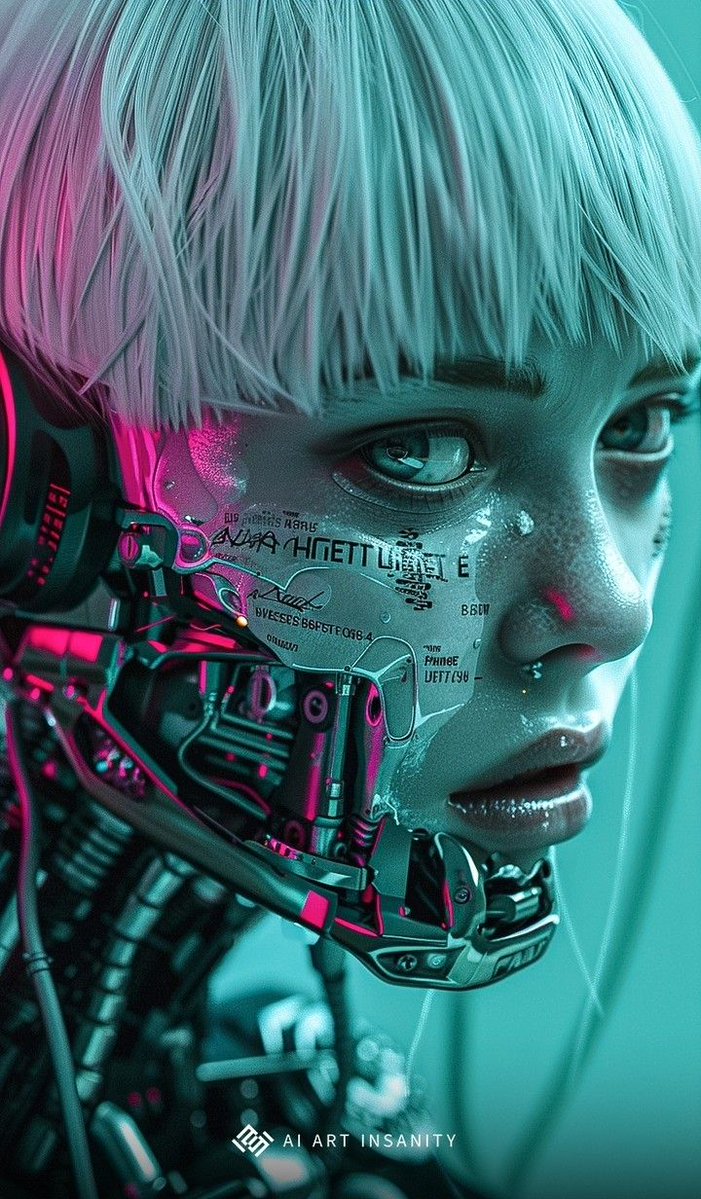 neonlights600's tweet image. Embracing the future with both hands #ArtificialIntelligence #Robotics #cyborg #mechanical_parts