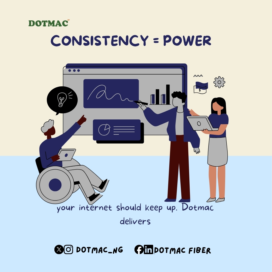 dotmac_ng's tweet image. Consistency is power, and so is your connection. Start your week with steady energy and reliable Internet service

#ᴍᴏᴛɪᴠᴀᴛɪᴏɴᴍᴏɴᴅᴀʏ #stayconnected #strongstart #mondayenergy #reliableinternet #dotmacfiber #keepmovingforward #digitallife