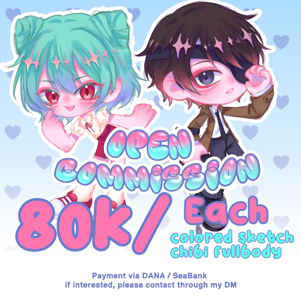 trapploa's tweet image. Hello! I added another menu for my commission :D unlimited slots but please ask me first 🫰
(Price in IDR &amp;amp; No Deadline) 

If u interested please read TnC below and contact me, thx 🩷
#opencommissions #ArtCommission