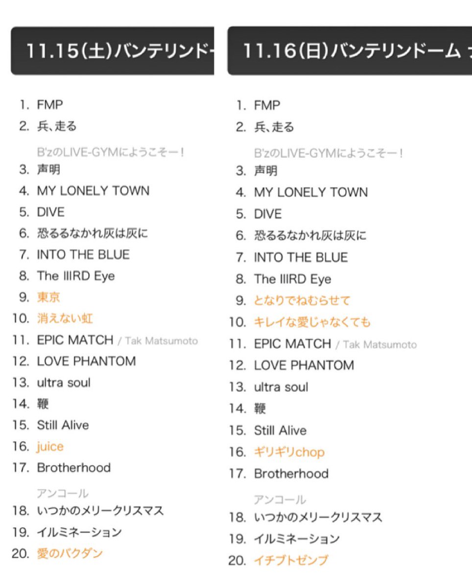 MONOEYES セトリ 相当楽しかっただろうし、嬉しかったんだろうけど セトリ知りたいなら