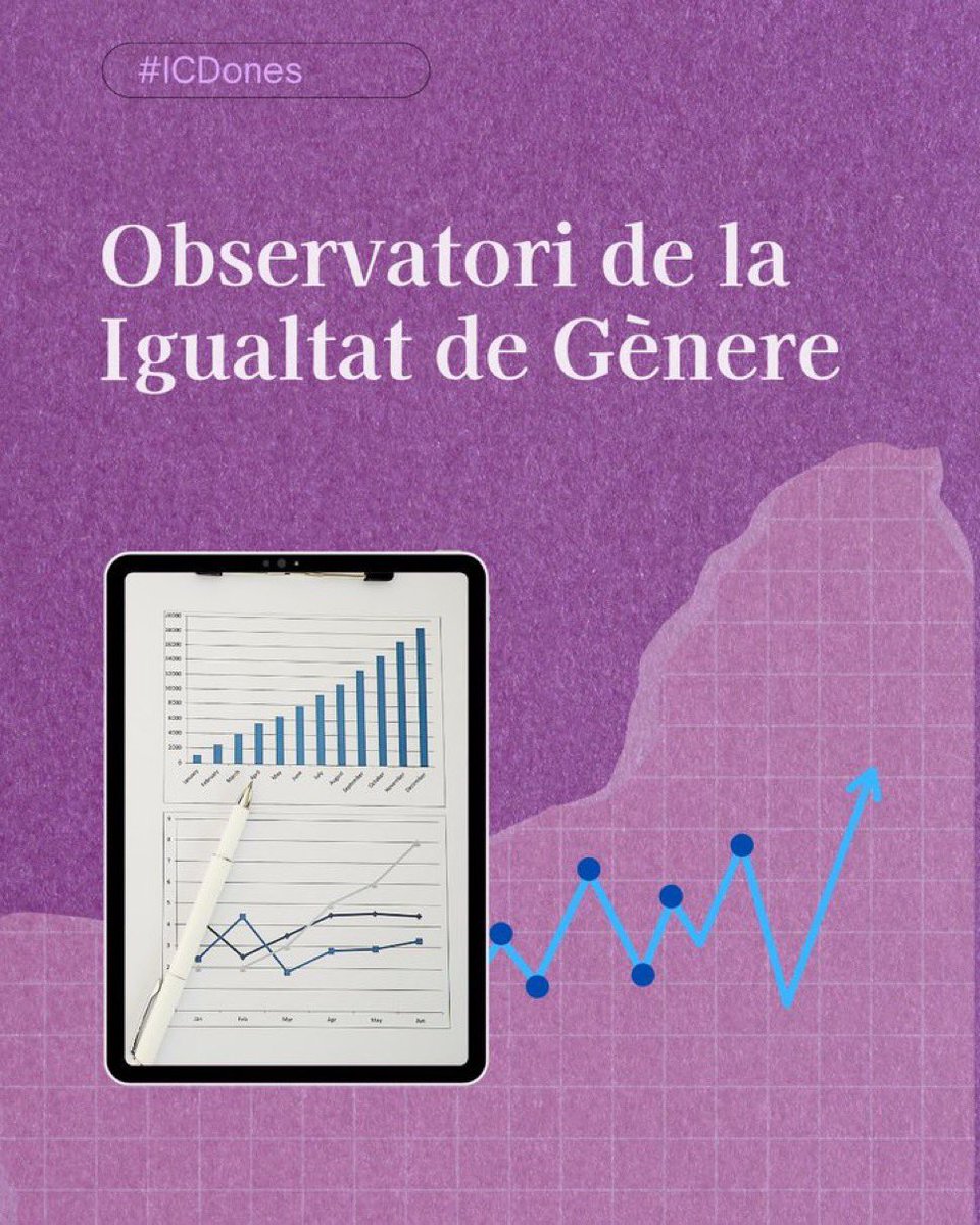 🟣 📊 L’Observatori de la #Igualtat de Gènere de l’<a href="/icdones/">Institut Català de les Dones</a> recull #estadístiques sobre violències masclistes, treball, esport, TIC i +…

📈 Les #dades són imprescindibles per avaluar l’avenç o retrocés de les polítiques d’igualtat. 

➡️ Més informació: dones.gencat.cat