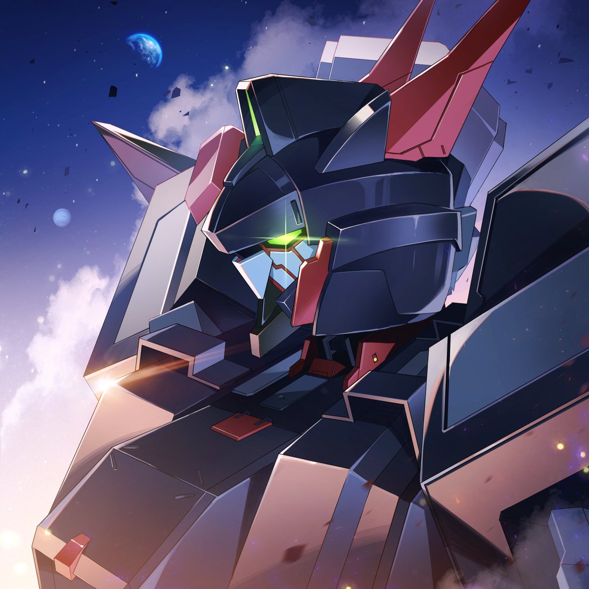 Azit_'s tweet image. 【𝗪𝗼𝗿𝗸】

이세계아이돌의 &amp;lt;Be My Light&amp;gt;
디지털 앨범 커버 작업했습니다!