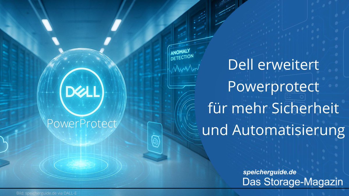 💡Neue Sicherheits- und Cloud-Funktionen für Dell PowerProtect: mehr Automatisierung, KI-Analysen und Ransomware-Schutz.
👉 speicherguide.de/news/dell-erwe…

#PowerProtect #Backup #CyberResilienz #DataProtection #Cybersicherheit