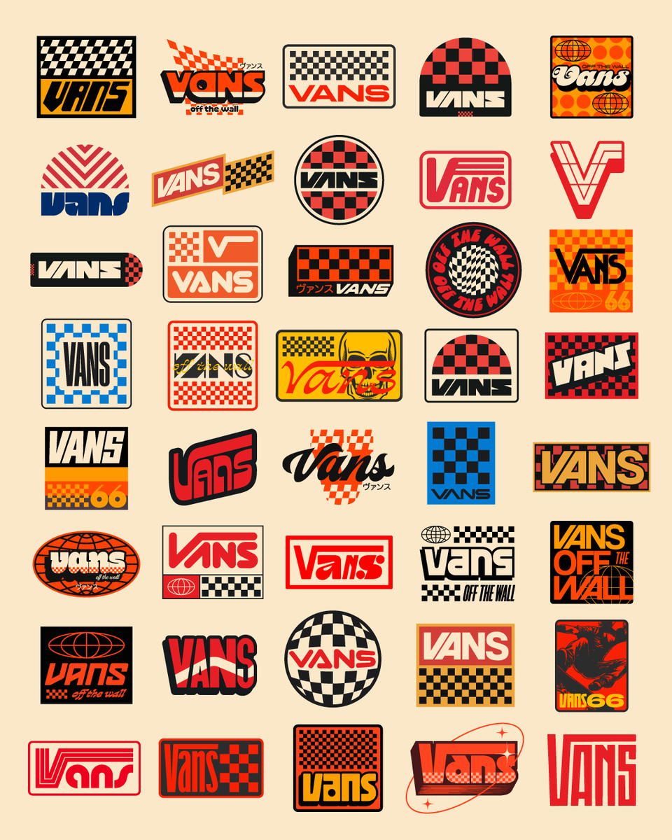 faelpontopt's tweet image. All my Vans logos