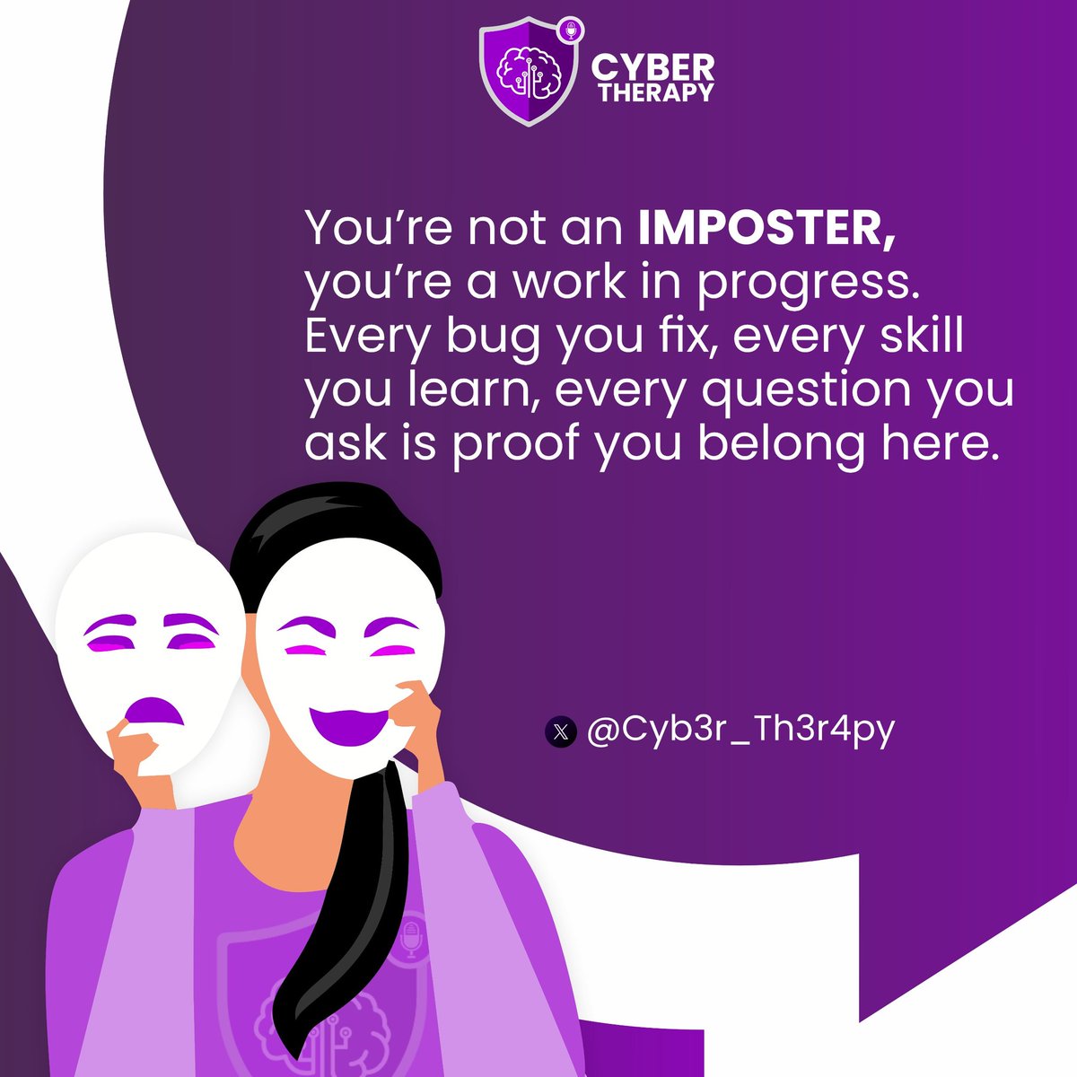 Tech can make you doubt yourself, but remember mastery is built in quiet, consistent steps. The questions you ask, the mistakes you make, the solutions you figure out at midnight, they’re shaping you into someone stronger than you realize.

Keep choosing growth💜✨