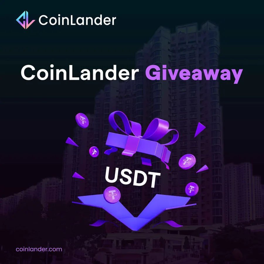 Giveaway! 🎉

▫️$30 in $USDT

To Enter:
- Follow <a href="/coinlandercom/">CoinLander</a> and <a href="/0xS1N/">0xS1N</a> 
- Like and RT 
- Tag Friends

Ends in 24 Hrs ~ Good Luck🍀 #ad