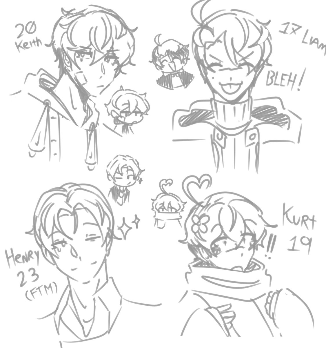 Dinamite_115's tweet image. I had time on my hands soooo i sketched a few redesigns for my ocss

which one should i finish?....