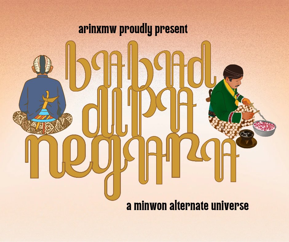 arinxmw's tweet image. ——• Babad Dipanegara •——

Minwon a l t e r n a t e universe

Dipa dan Negara dipertemukan takdir untuk menelusuri jejak sejarah masa lalu keduanya yang bersinggungan dengan benda pusaka milik seorang Pangeran Jawa dari tahun 1785.