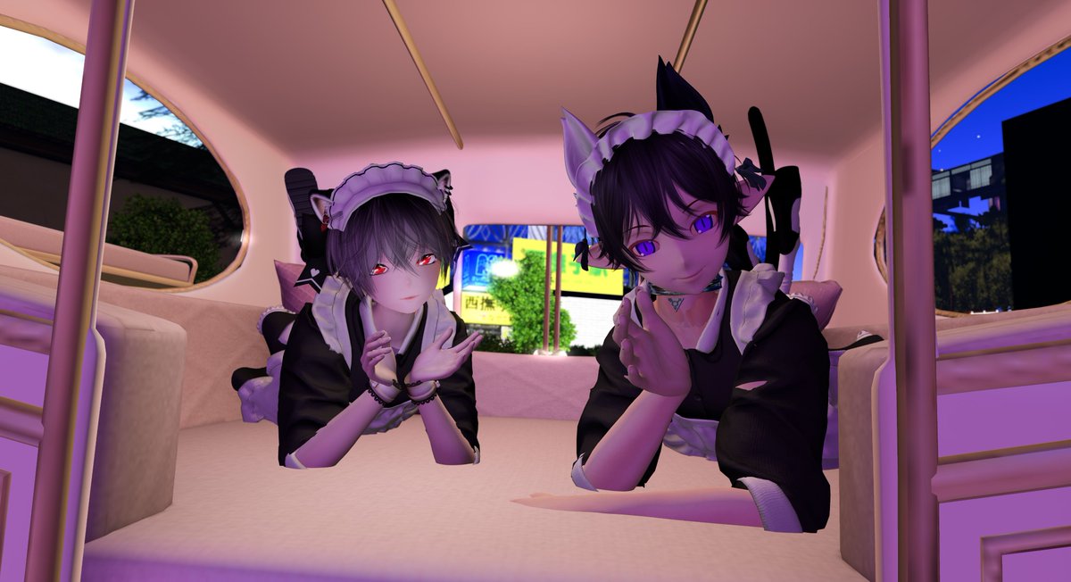 ミケちゃんと男の子アバター同士で♪✨️
#セカンドライフ #SLJP #SecondLife #メタバース